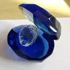 MH-D0102 blue crystal mussel with exquisite diamond