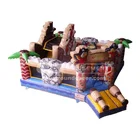 Inflatable Kids Fun City Pirate Inflatable Castle Jumping Bouncer Slide