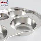 Dishes Plates Kids Toy Car Model Fast Food Tray Bulk Dinner Plates Stainless Steel 18/8 Durable 5 Divided Dinner Plates