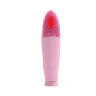 Personal care silicone face rejuvenation device Facial exfoliator Brush with heating function