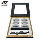 Custom eyeliner magnetic 3 pairs eyelash kit