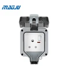 Weatherproof socket IP66 outdoor sockets waterproof switch socket box outlet