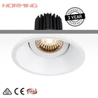 SAA CE Black IP44 Cylinder Cool White Recessed 13W LED Downlight