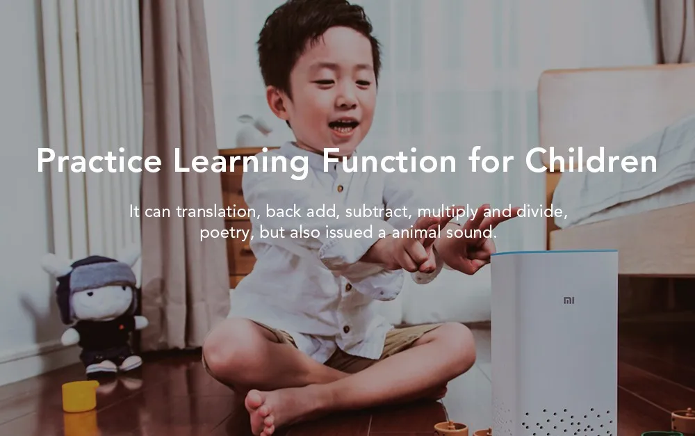 Xiaomi Ai Speaker Listening To Music Voice Remote Control Appliances Artificial Intelligence Speaker - ANKUX.COM