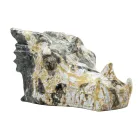New Product Crystal Dragon Skulls Quartz Healing Ocean Jasper Skulls wonderful Colors dragon head