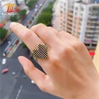 Cubic zirconia ring heart shape cheap rings with 18k gold plated for women