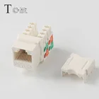 TOM-KJ-15-C5e Network Cabling 90 degree UTP cat5e Keystone Jack module