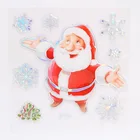 custom high quality Christmas gift resin dome sticker glitter epoxy sticker