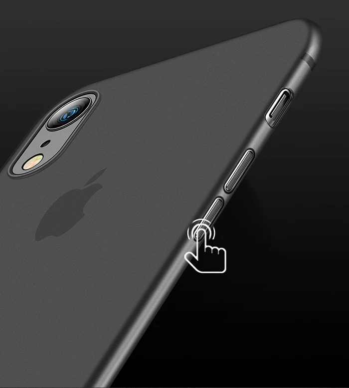 Thin transparent pp matte phone case for iphone 11 pro max x xr xs