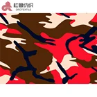 Dyed 100% Spun Polyester camo leaf floral plain Woven Pongee Lining Fabric