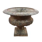 Factory Direct Antique Garden Urn and Vase, Cast Iron Flower Pot and Planter