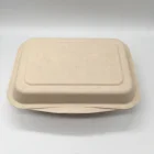 Environmentally Friendly Disposable Wheat Straw Lunch Box Compostable Food Packaging Boxes