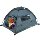 Dog Cat Camping Tents Pet Travel Bed Beach Tent Dog House Portable Water-Resistant Outdoor Camp Easy Set up and Take Down