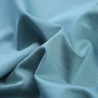 luxury 100% pure silk and shirt cotton knit wool blend fabric