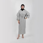 2019 Fashion elegant clothes islamic clothing abaya dress for women