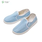 China China Cleanroom PU Sole ESD Canvas Safety Work Shoes