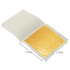 Metal Art Wholesale 5.5 X 5.5 Cm Gold Foil for Decorating Foods Art Crafts Facial Mask Edible 24 K Pure Gold Leaf