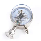 Stainless steel Hygienic pressure gauge Electric contact pressure gauge Diaphragm pressure gauge