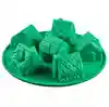 Factory direct new porous cute small house modeling silicone cake mold baking tools kitchen utensils wholesale