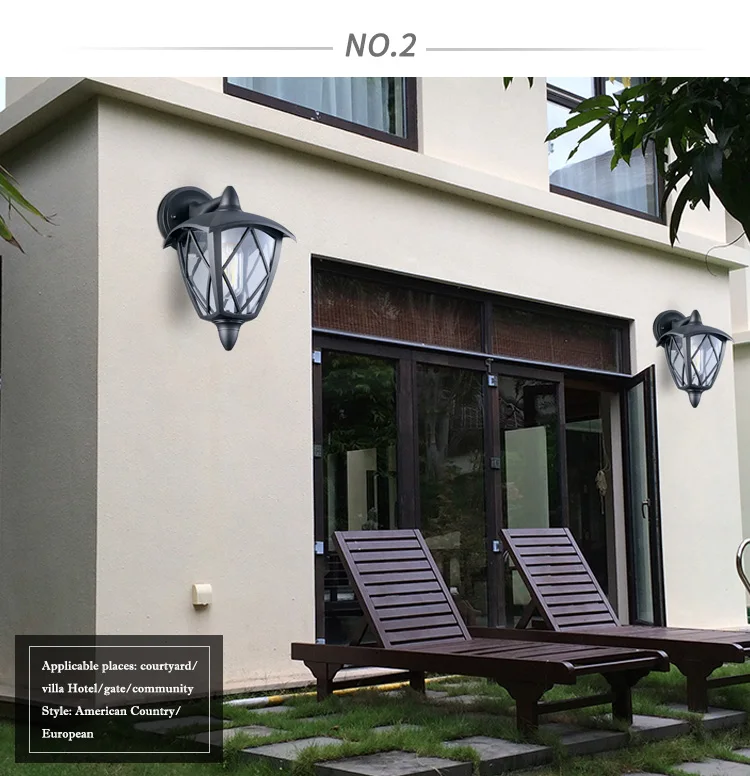 Most Popular Decor Creative Outdoor Wall Lamps For Garden Gallery
