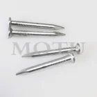 High quality galvanized flat round head carbon steel wire nail common nail