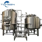 for Food Beverage Factory 1000l Brewing Equipment TONSEN 500L 1000L Brewery System Beer