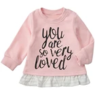 Mudkingdom Pink Long Sleeve T Shirt Fashionable Hot Sale Girls Long Maxi Dress