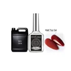 Hot sale uv velvet gel nail polish matte top coat for nails