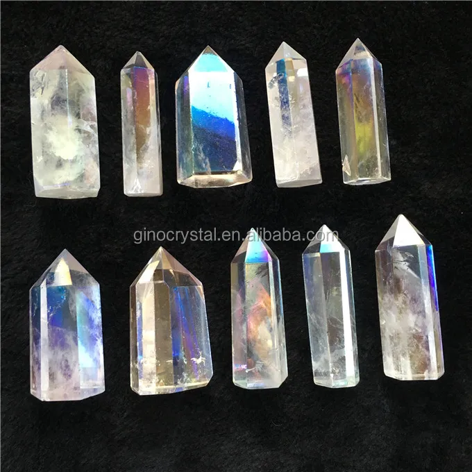gifts   hot sale healing natural white aura clean crystal quartz