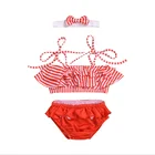 High Quality 0-2 Years Baby Girls 2 Piece Swimwear Kids Swimsuit Bikini