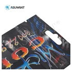 Holographic Mylar Recycled Packaging Puncture Resistant Kraft Paper Protein Powder Stand Up Bag