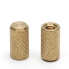 Brass knurled insert nut threaded plastic injection mold brass round nut