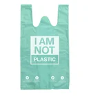 BIOARK plastic vest bag biodegradable T shirt bags