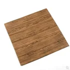 China supplier modern natural home decor waterproof self-adhesive 3d foam wood grain design wallpaper