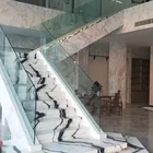 White panda marble stairs