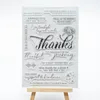 Clear Stamp for Card Making Decoration and Scrapbooking English thanks