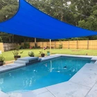 2019High Quality 16' x 16' x 16' Canvas Sun Shade sail in Turquoise and Plastic
