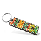 Christmas gift personalized 3D 2D letter soft rubber pvc custom logo shaped customized keychain