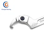 19-51mm Chrome plated Adjustable Hook Wrench C Spanner hand Tool