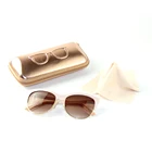 factory direct popular new styles lovely EVA zipper custom logo oem printed pu optical frame sunglasses eyewear glasses case box