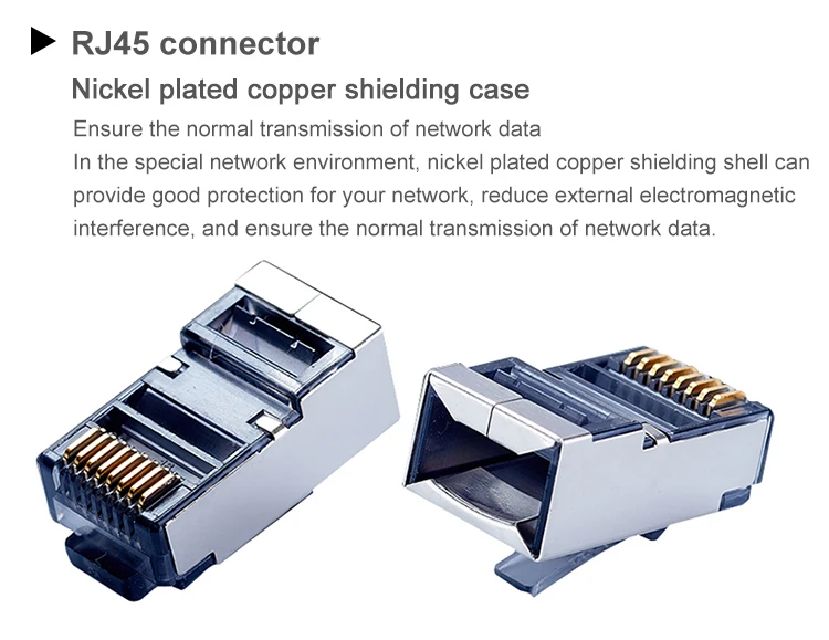 Blue Rj45 CAT6A 24AWG SFTP Soft Network Cable 100% Oxygen-Free Copper 4-Pair Multiple Copper Twist UL CE 305M Soft Cat6a Cable