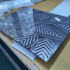 Custom Pattern Ceramic Frit Decorative Tempered Glass Panels for Railing