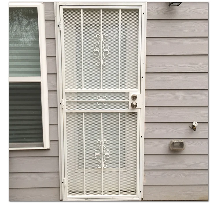 2021 Latest design stainless steel security doors used exterior steel doors for sale