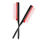 Nylon Comb Nylon Hair Massage Comb Brush Hairbrush Nylon Pin 9 Rows Pins Hair Scalp Massage Comb Denman Hair Brush