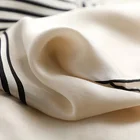 Silk High Quality Digital Print Hair Stripe Twill Silk Scarf