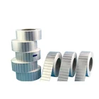 Custom Print Self Adhesive Silver Blank Vinyl Stickers Roll Label For Printer