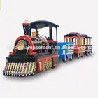 Funfair rides kids amusement trackless train electric mall train mini trackless
