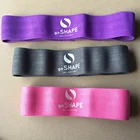 Workout Strength Cotton Elastic Fitness Exercise Large Pink Fabric Circle Resistance Band