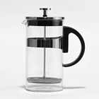 Wholesale Portable 600ml Glass Tea Coffee French Press Mug Coffee Maker