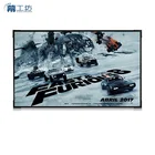 100inch 16:10 ALR light rejecting Long throw ambient light fixed frame projector screen for home theatre Cinema Screen